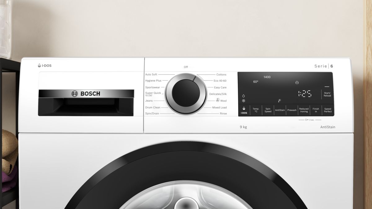 Series 6 Washing machine, front loader 9 kg 1400 rpm WGG244A9GB WGG244A9GB-3