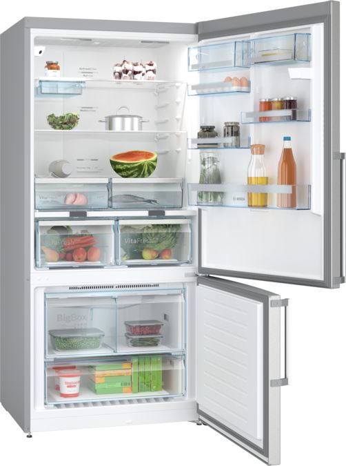 Serie 6 Alttan Donduruculu Buzdolabı 186 x 86 cm Kolay temizlenebilir Inox KGN86PIE0N KGN86PIE0N-2