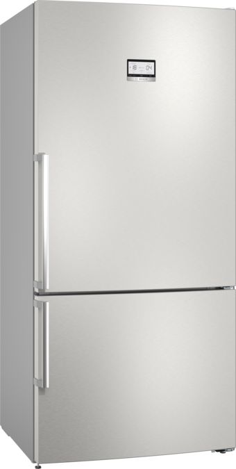 Serie 6 Freistehende Kühl-Gefrier-Kombination mit Gefrierbereich unten 186 x 86 cm Gebürsteter Stahl mit Anti-Fingerprint KGN86AIDR KGN86AIDR-1
