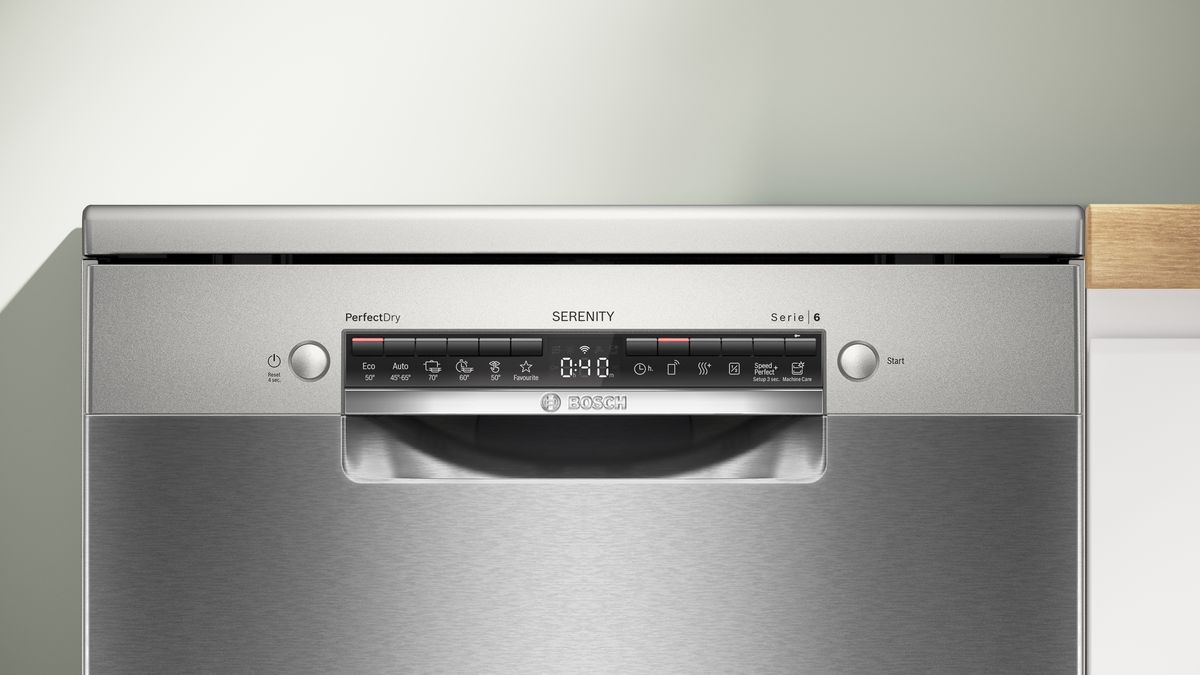 BOSCH Lave-vaisselle pose libre SMS68TI02E,13 couverts, 60 cm, 40