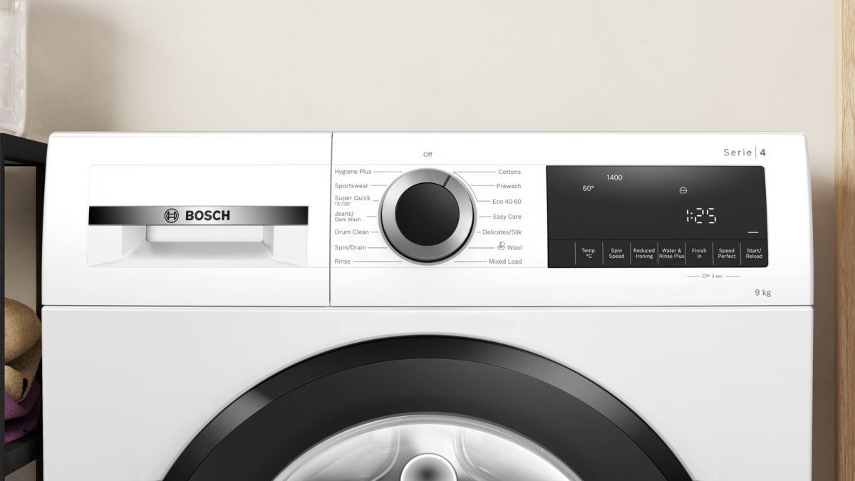 Series 4 Washing machine, front loader 9 kg 1400 rpm WGG04409GB WGG04409GB-2