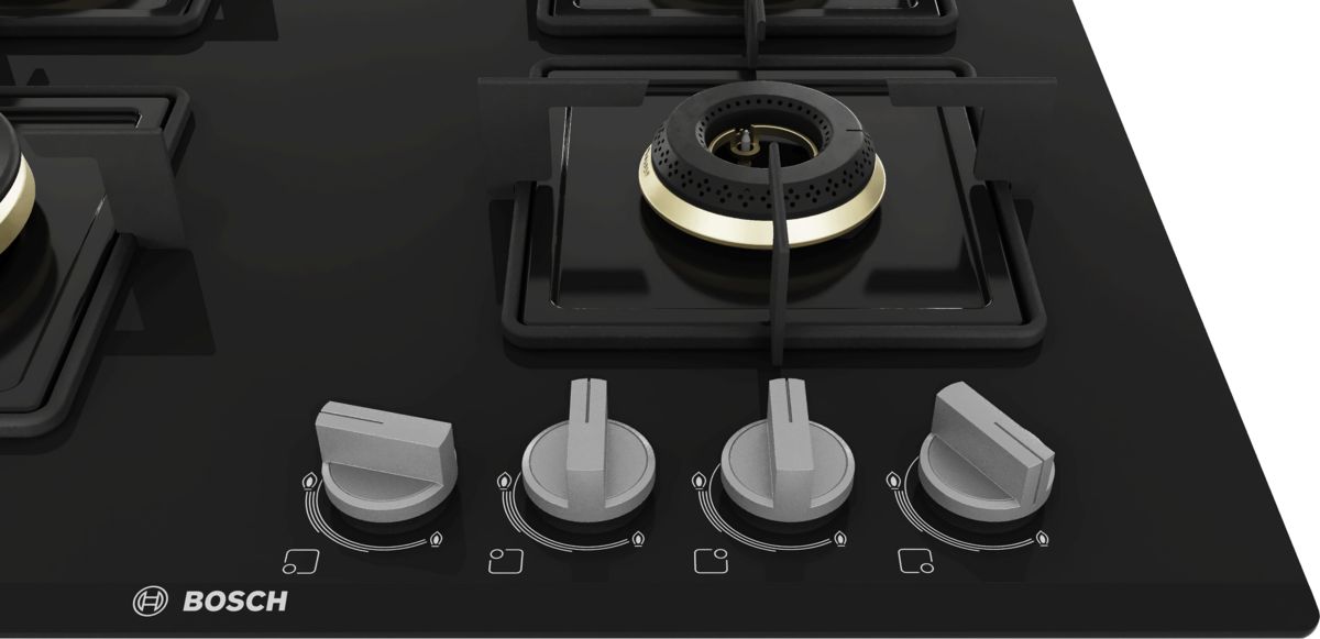 Series 4 Gas hob 60 cm Tempered glass, Black PNH6B6F10I PNH6B6F10I-3