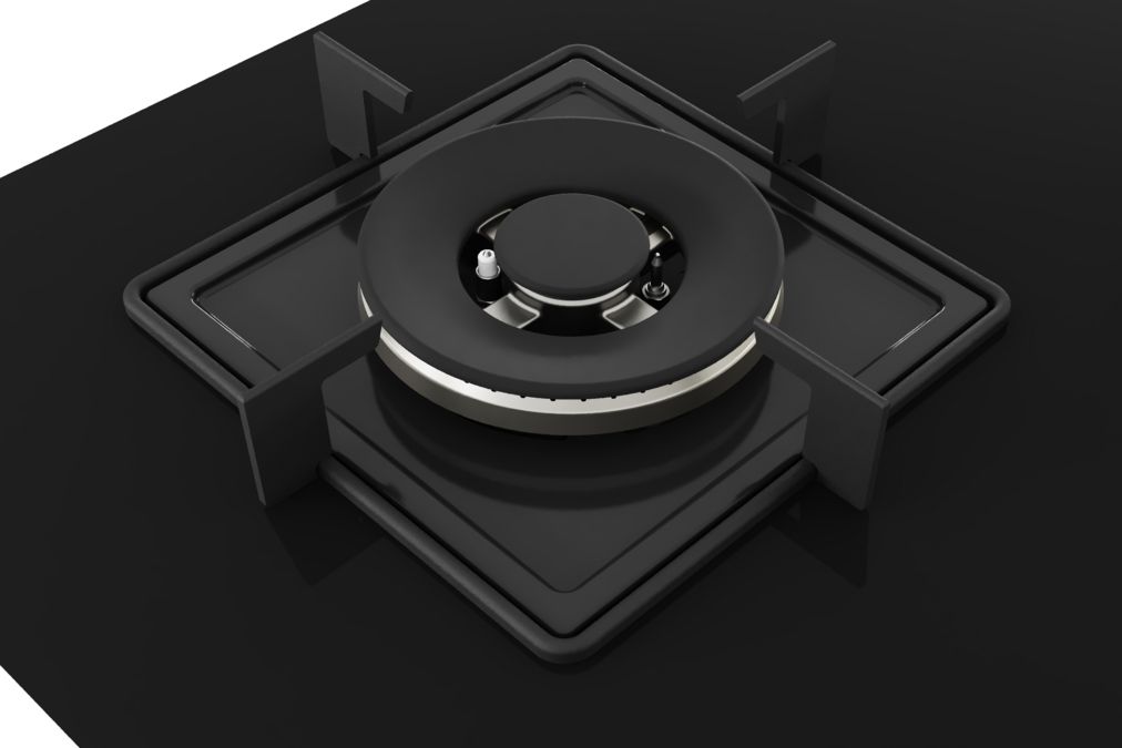 Series 4 Gas hob 75 cm Tempered glass, Black PND7B6B10I PND7B6B10I-2