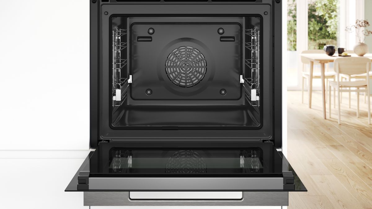 Series 8 Built-in oven with added steam function 60 x 60 cm Black HRG776MB1A HRG776MB1A-3