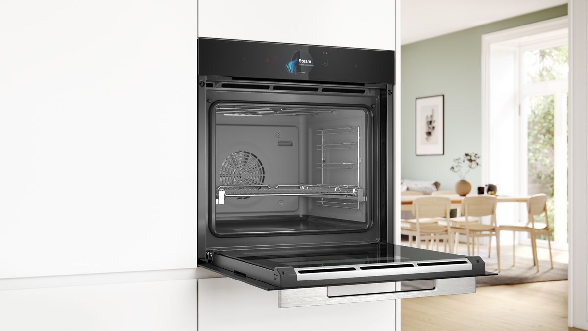 Series 8 Built-in oven with steam function 60 x 60 cm Black HSG758DB1A HSG758DB1A-4