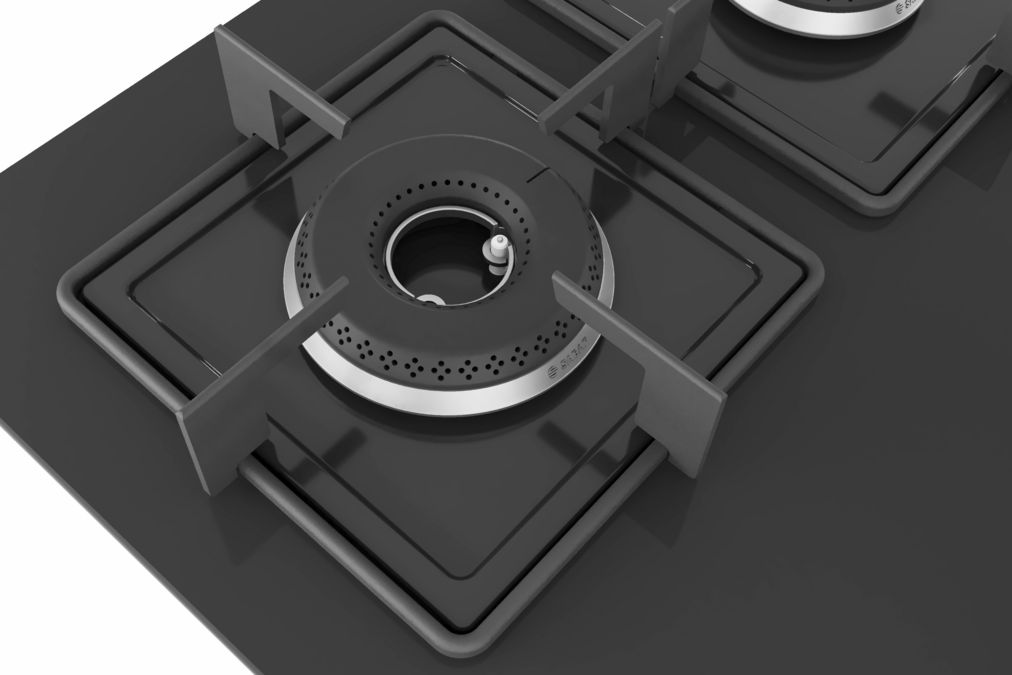 Series 4 Gas hob 60 cm Tempered glass, Black PNH6B6B12I PNH6B6B12I-5