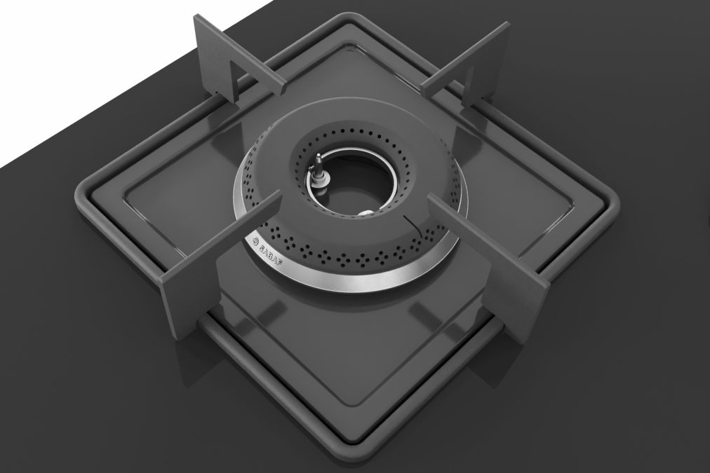 Series 4 Gas hob 75 cm Tempered glass, Black PND7B6B10I PND7B6B10I-5
