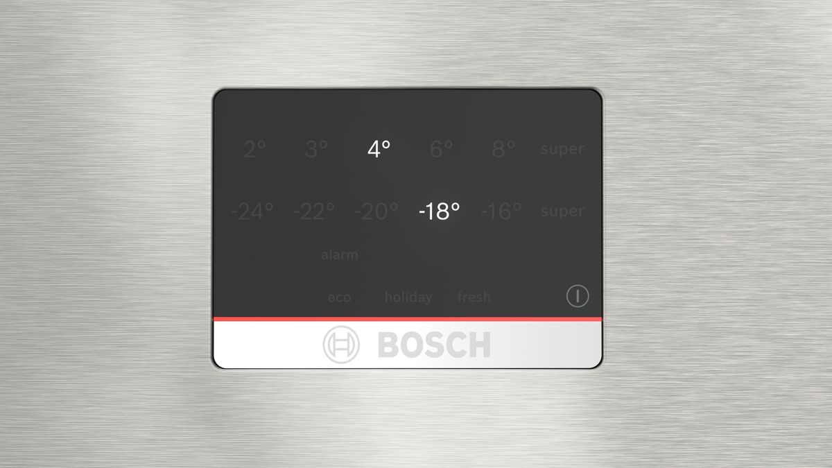 Bosch KGB86AIFP Frigorífico combinado 186x86x81cm acero inox
