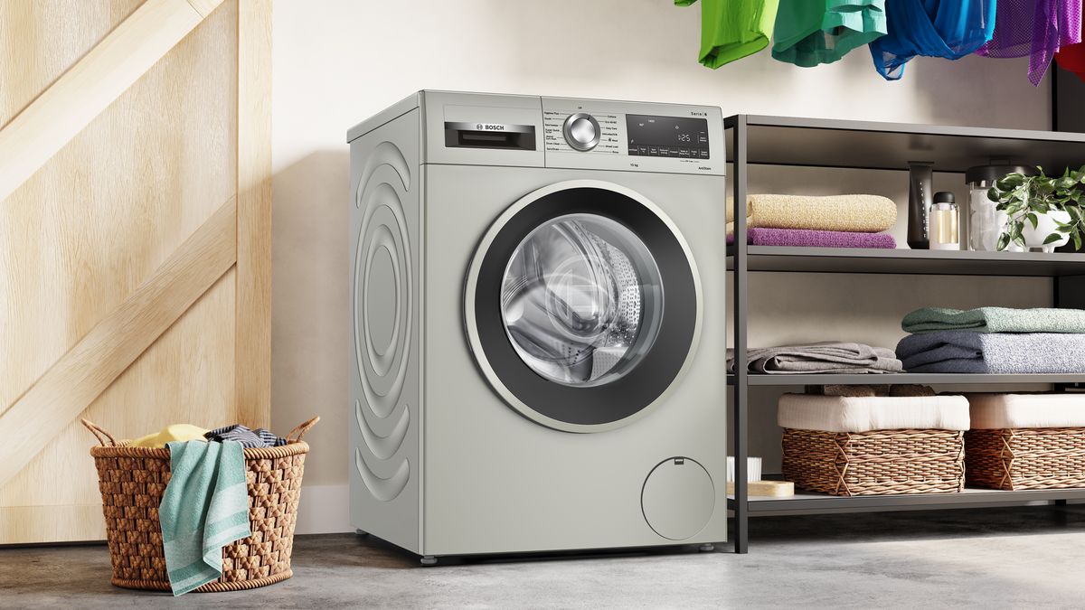 Series 6 Washing machine, front loader 10 kg 1400 rpm, Silver inox WGG245S2GB WGG245S2GB-5