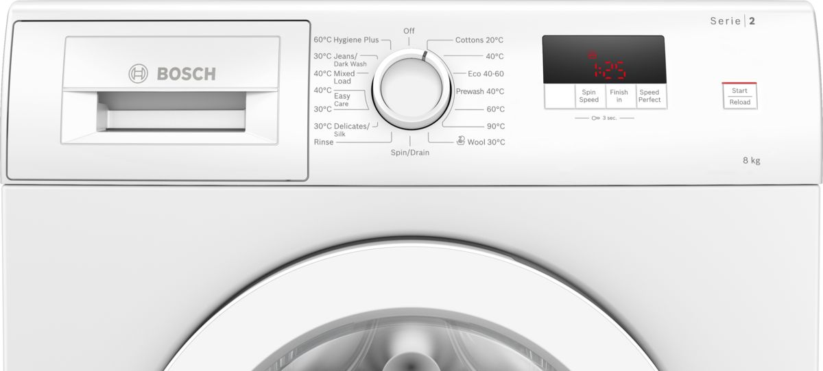 Series 2 Washing machine, front loader 8 kg 1400 rpm WAJ28002GB WAJ28002GB-3