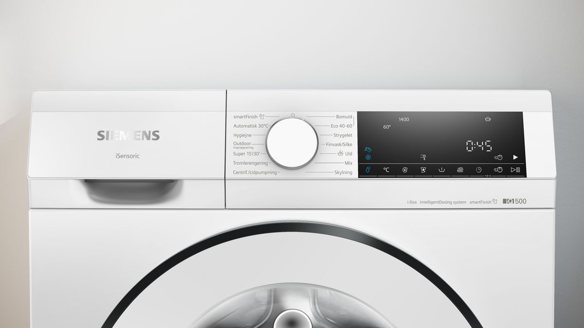 iQ500 Tvättmaskin, frontmatad 9 kg 1400 v/min, Vit WG44G2FLDN WG44G2FLDN-2