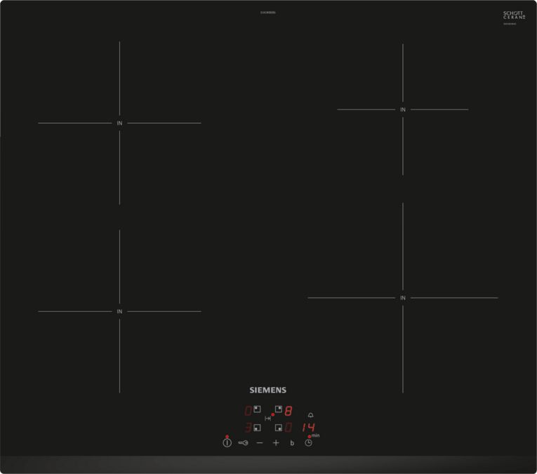 iQ100 Induktionshäll 60 cm utan ram EU63KBEB6S EU63KBEB6S-1