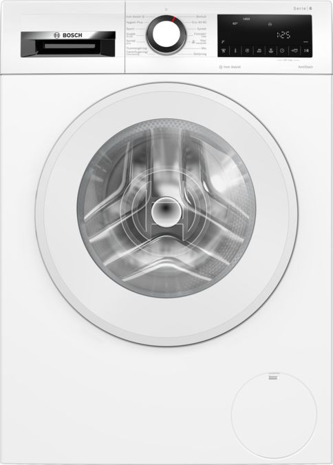 Serie 6 Tvättmaskin, frontmatad 9 kg 1400 v/min, Vit WGG144ZASN WGG144ZASN-1