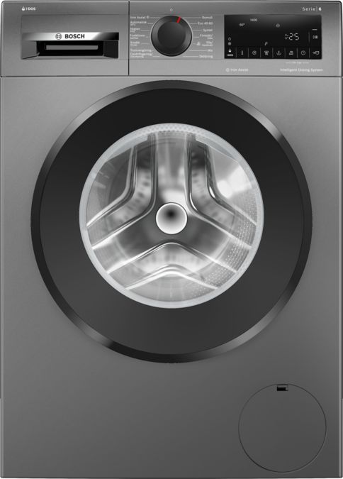 B-vara -Serie 6 Tvättmaskin, frontmatad 9 kg max. 1400 varv/min, Antracitgrå WGG244RFSNB WGG244RFSNB-1