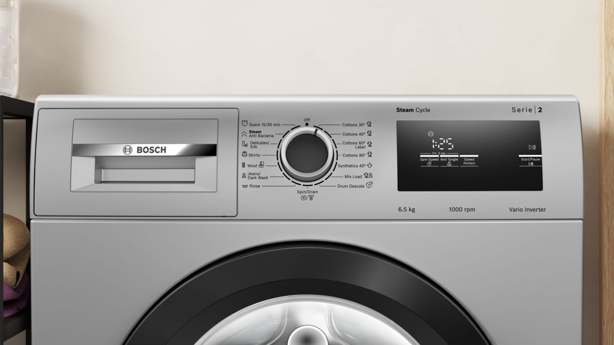 Series 2 washing machine, front loader 6.5 kg 1000 rpm WAJ20065IN WAJ20065IN-2