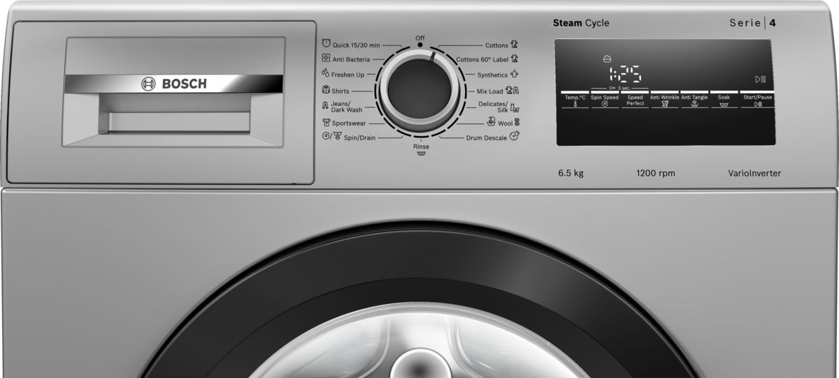 Series 4 washing machine, front loader 6.5 kg 1200 rpm WAJ24265IN WAJ24265IN-3