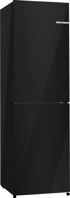 Series 2 Free-standing fridge-freezer with freezer at bottom 182.4 x 55 cm Black KGN27NBEAG KGN27NBEAG-1