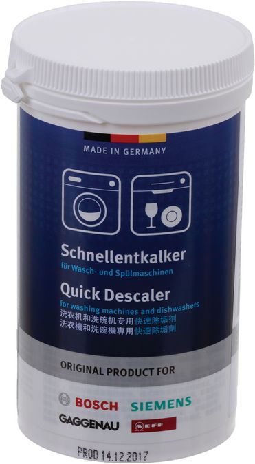 Descaler Quick descaler for washing machines and dishwashers Languages: cn, tw, (de, en) / EAST variant 00312332 00312332-1