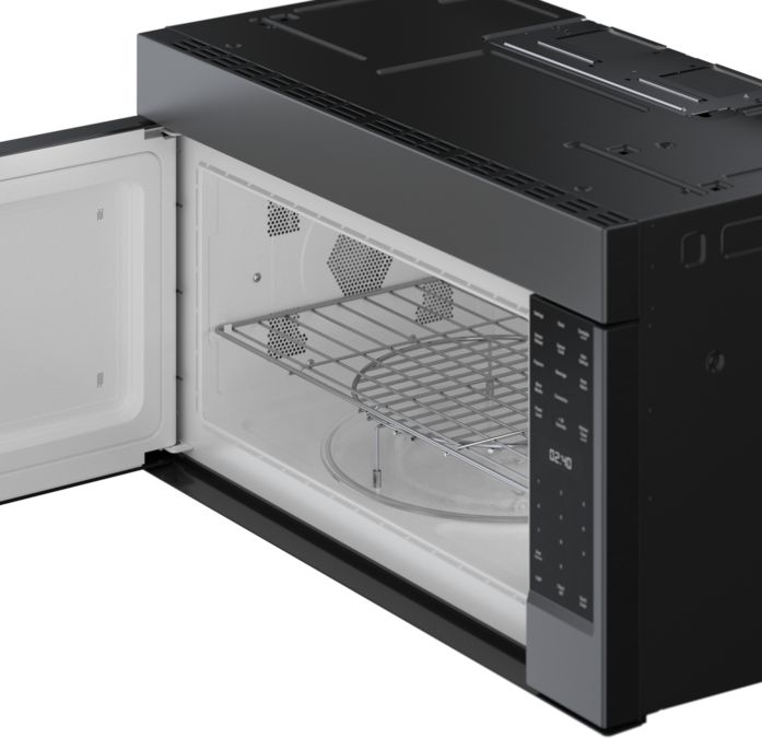 800 Series Over-The-Range Microwave 30'' Left SideOpening Door, Black Stainless Steel HMV8044U HMV8044U-6