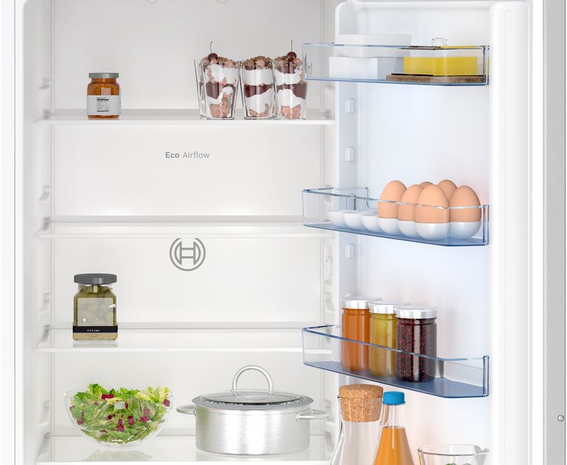Series 2 Built-in fridge-freezer with freezer at bottom 193.5 x 54.1 cm sliding hinge KIN96NSE0 KIN96NSE0-4