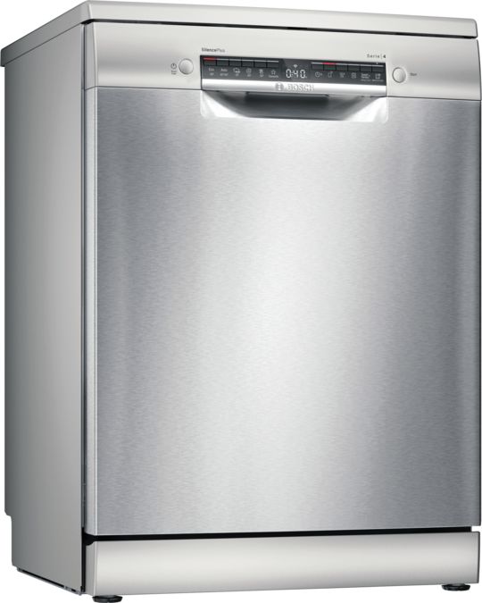 Serie 4 Szabadonálló mosogatógép 60 cm Szálcsiszolt acél színű SMS4HMI06E SMS4HMI06E-1