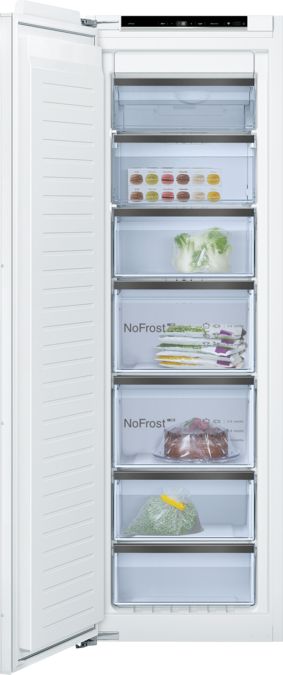 Series 8 built-in freezer 177.2 x 55.8 cm soft close flat hinge GIN81HD31I GIN81HD31I-1