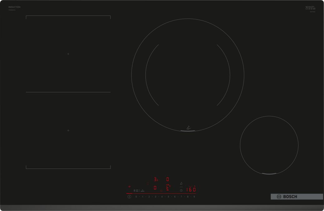Series 6 Induction cooktop 80 cm Black,  PVS831HC1E PVS831HC1E-1