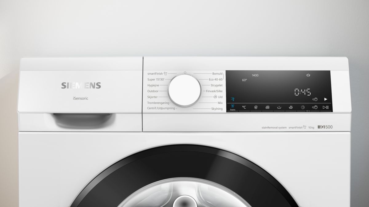 iQ500 Tvättmaskin, frontmatad 10 kg max. 1400 varv/min WG54G2ZPDN WG54G2ZPDN-2