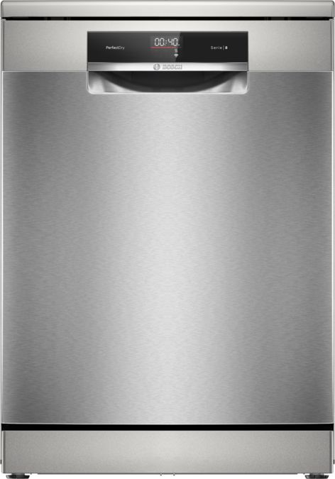 Serie 8 Szabadonálló mosogatógép 60 cm Szálcsiszolt acél színű SMS8TCI01E SMS8TCI01E-1