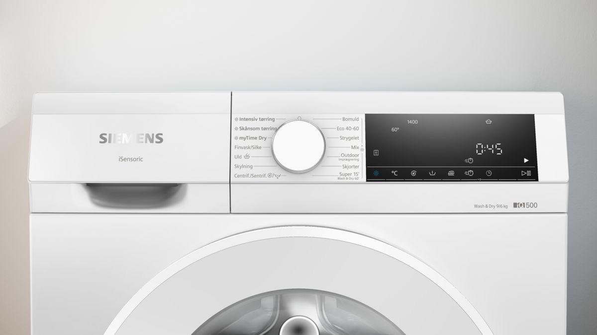 iQ500 Kombinerad tvätt och tork 9/6 kg 1400 v/min WN44A1L9DN WN44A1L9DN-2