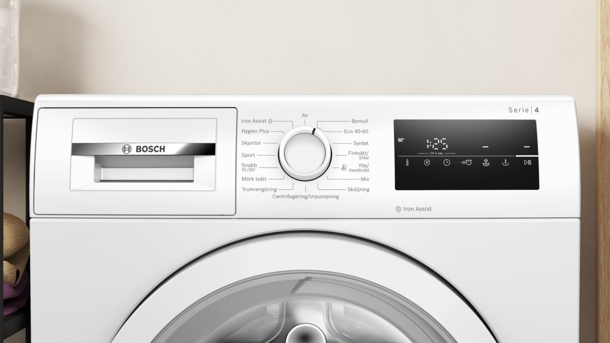 B-vara -Serie 4 Tvättmaskin, frontmatad 8 kg max. 1200 varv/min WAN2421CSNB WAN2421CSNB-3