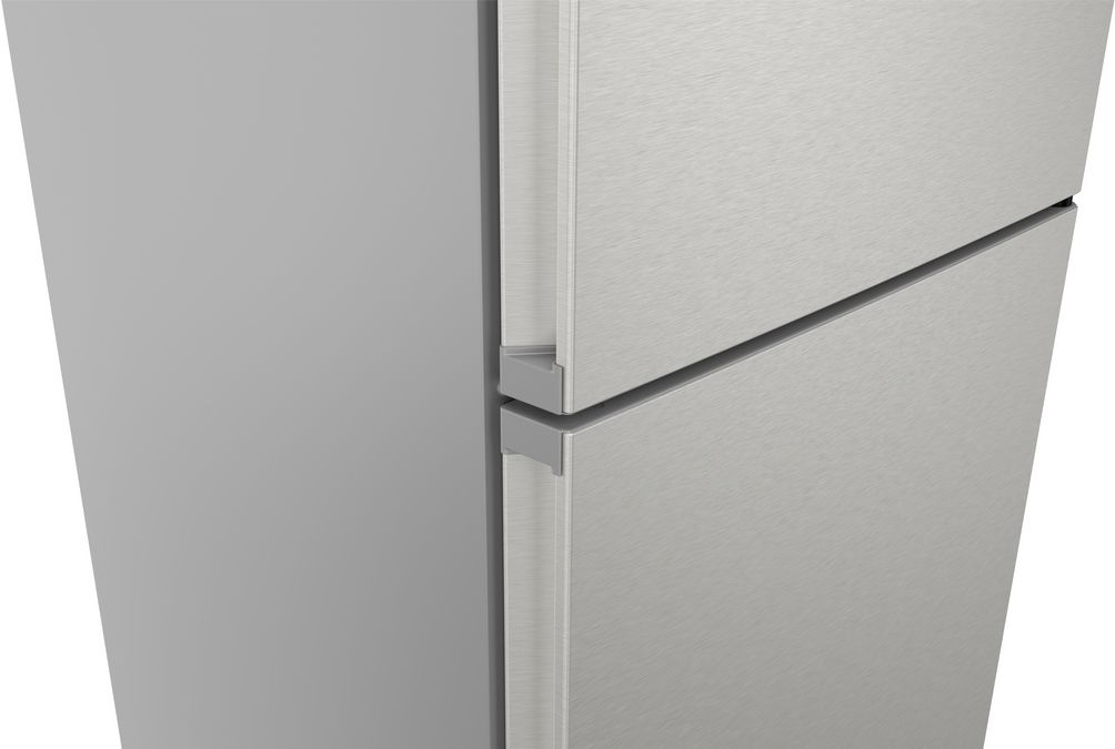 Series 4 free-standing fridge-freezer with freezer at bottom 203 x 60 cm Stainless steel (with anti-fingerprint) KGN392ICF KGN392ICF-9