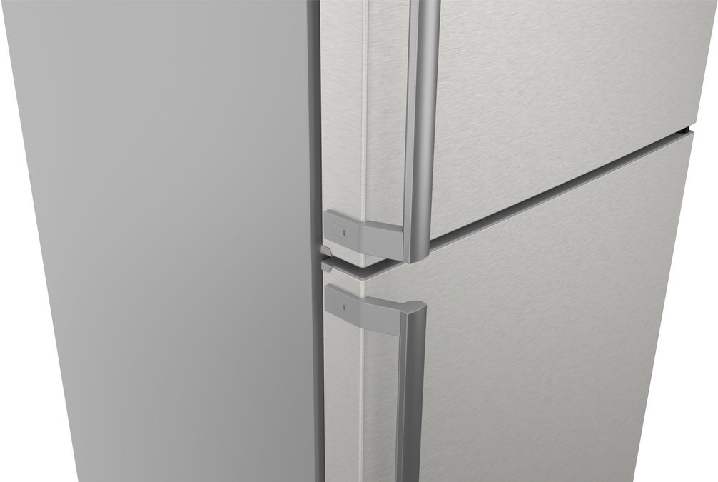 Series 4 free-standing fridge-freezer with freezer at bottom 203 x 60 cm Stainless steel (with anti-fingerprint) KGN397ICT KGN397ICT-9
