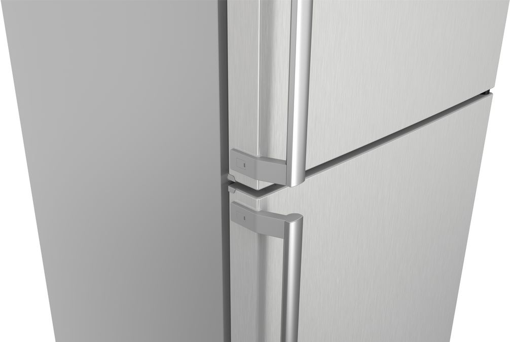 Series 4 free-standing fridge-freezer with freezer at bottom 203 x 60 cm Stainless steel look KGN39VLCT KGN39VLCT-9