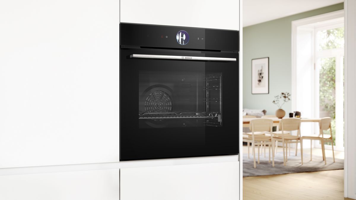 Series 8 Built-in oven with added steam function 60 x 60 cm Black HRG776MB1A HRG776MB1A-6