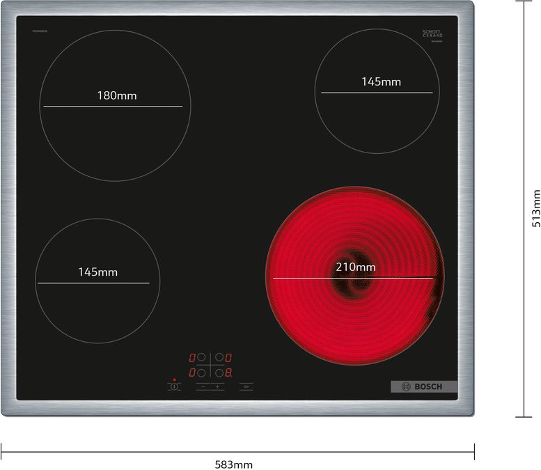 Einbau-Backofen-Set HBA510BA3 + PKE645BA2E Einbau-Backofen, Elektro-Kochfeld HBD230CR63 HBD230CR63-5