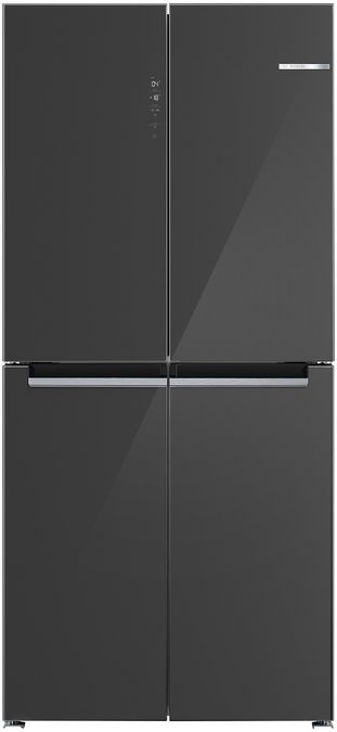 Series 4 Cross-door Refrigerator, Glass door 189.5 x 85.5 cm Graphite KMC85LEEA KMC85LEEA-1