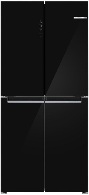 Series 4 玻璃面板十字門雪櫃 189.5 x 85.5 cm 黑色 KMC85LBEA KMC85LBEA-1