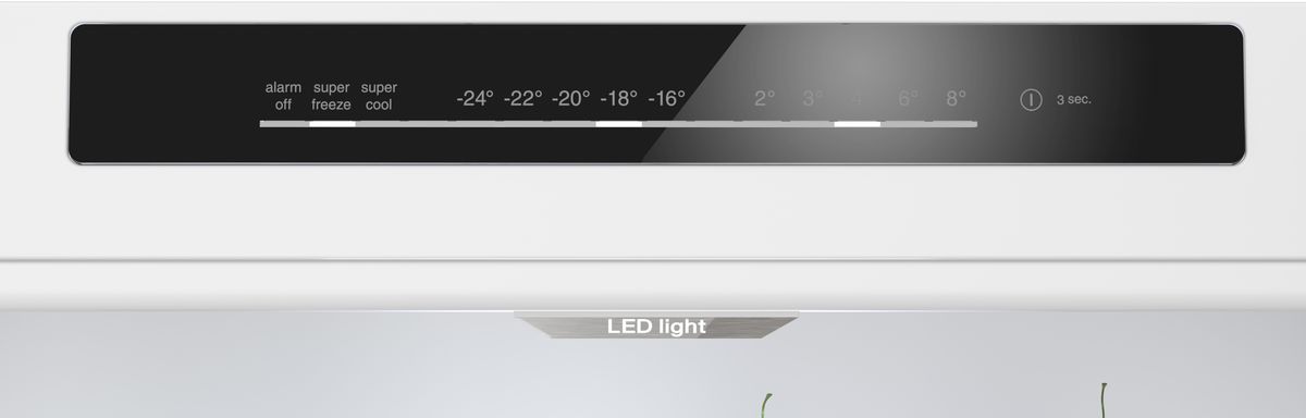 Serie 4 Freistehende Kühl-Gefrier-Kombination mit Gefrierbereich unten 203 x 70 cm Gebürsteter schwarzer Stahl AntiFingerprint KGN492XCF KGN492XCF-4