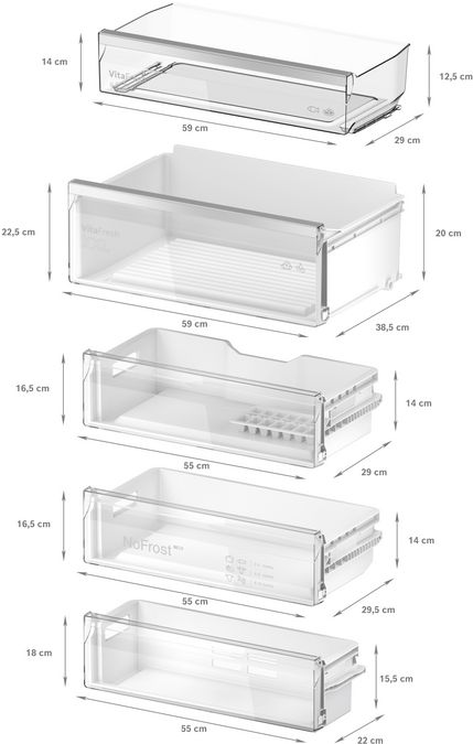 Seria 4 Combină frigorifică încorporabilă 193.5 x 70.8 cm Balama plată KBN96VFE0 KBN96VFE0-7