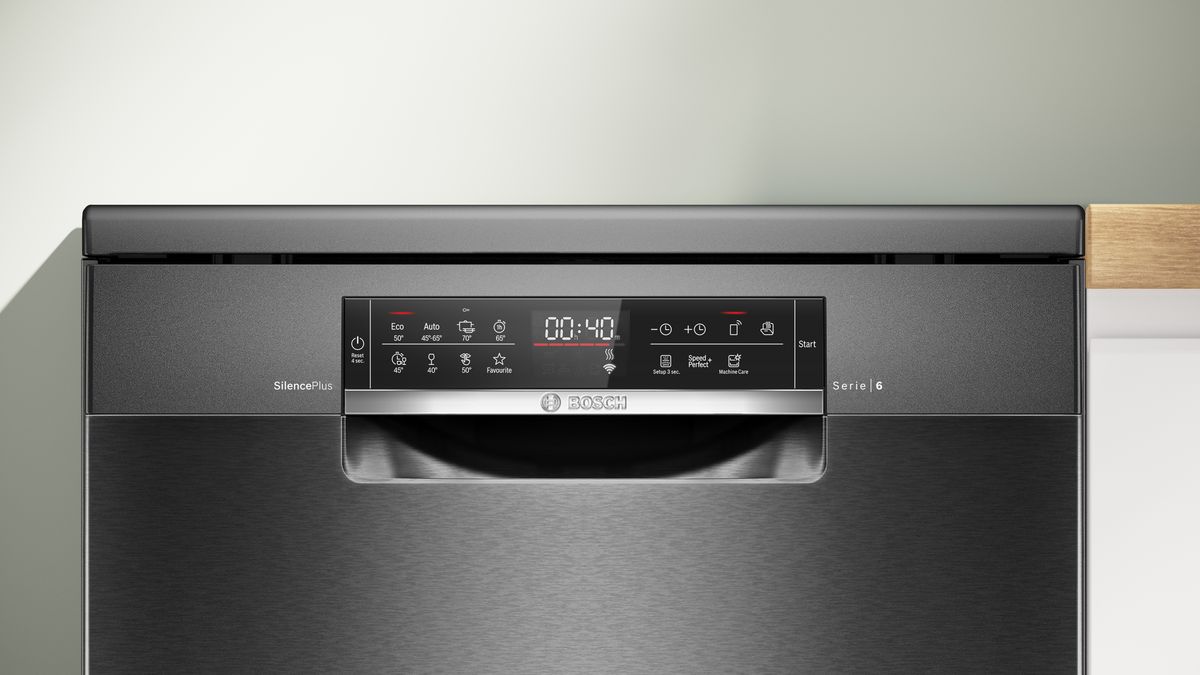 Séria 6 Voľne stojaca umývačka riadu 60 cm čierna inox SMS6ECC00E SMS6ECC00E-3