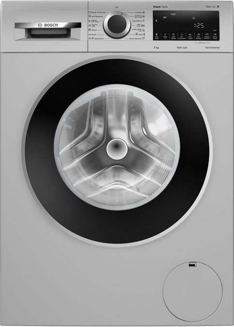 Series 6 washing machine, front loader 8 kg 1400 rpm WGA1340SIN WGA1340SIN-1