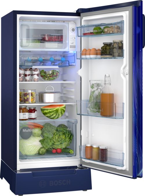 Series 4 free-standing fridge 128.7 x 53.8 cm Mid night blue CST18B34PI CST18B34PI-2