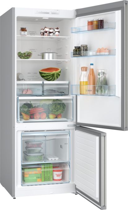 Serie 4 Alttan Donduruculu Buzdolabı 186 x 70 cm Kolay temizlenebilir Inox KGN55VIE0N KGN55VIE0N-2