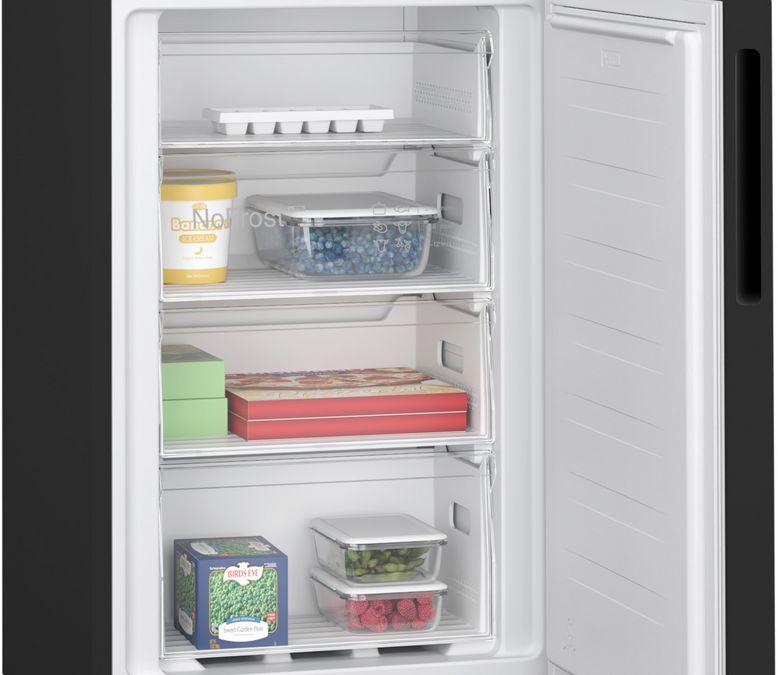 Series 2 Free-standing fridge-freezer with freezer at bottom 182.4 x 55 cm Black KGN27NBEAG KGN27NBEAG-4
