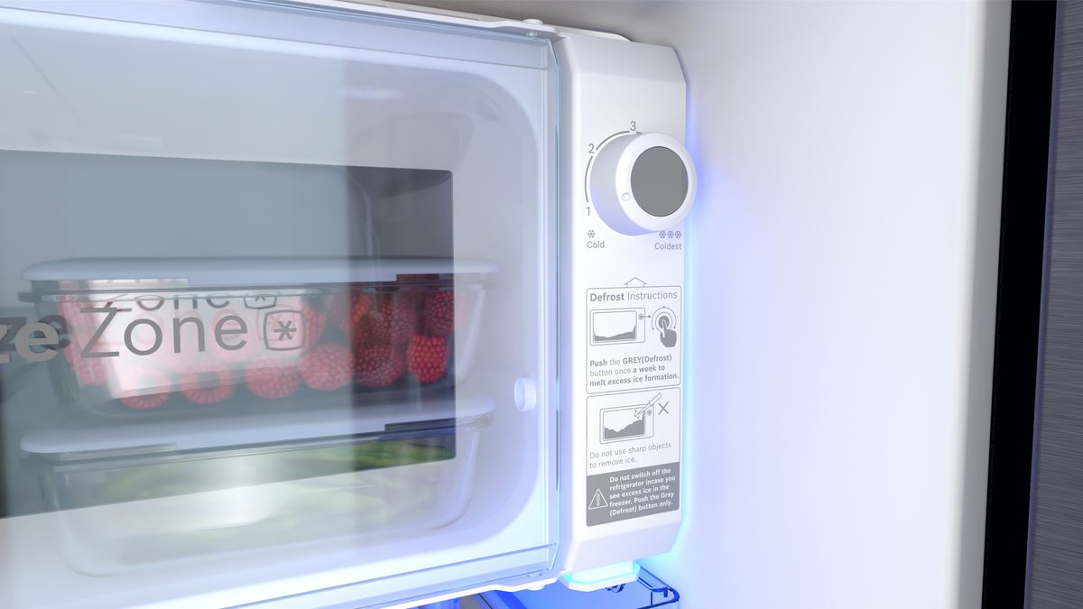 Series 4 free-standing fridge 128.7 x 53.8 cm Mid night blue CST18U14PI CST18U14PI-3