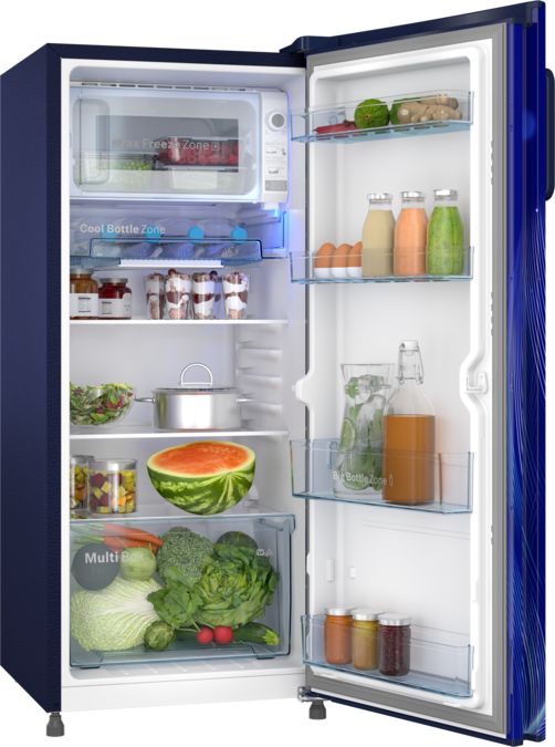 Series 4 free-standing fridge 126.6 x 53.8 cm Blue CST20B34NI CST20B34NI-2