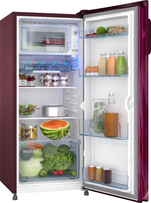 Series 4 free-standing fridge 126.6 x 53.8 cm Red CST20W33NI CST20W33NI-2