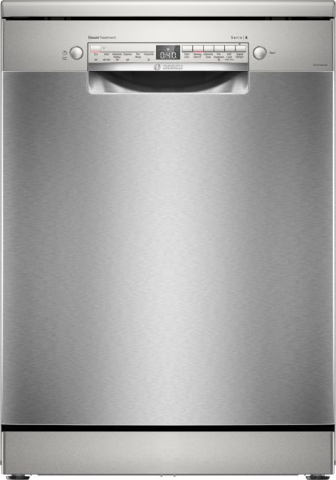 Series 6 Bosch free-standing dishwasher 60 cm Brushed steel anti-fingerprint SMS6IKI01I SMS6IKI01I-1