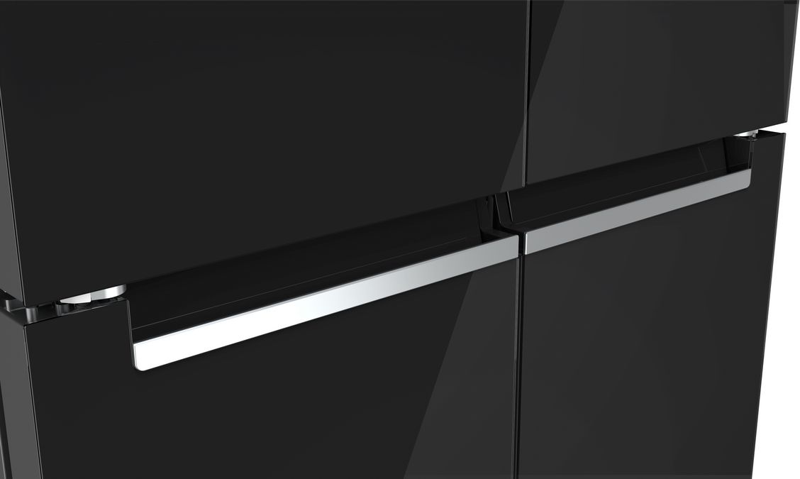Series 4 玻璃面板十字門雪櫃 189.5 x 85.5 cm 黑色 KMC85LBEA KMC85LBEA-8